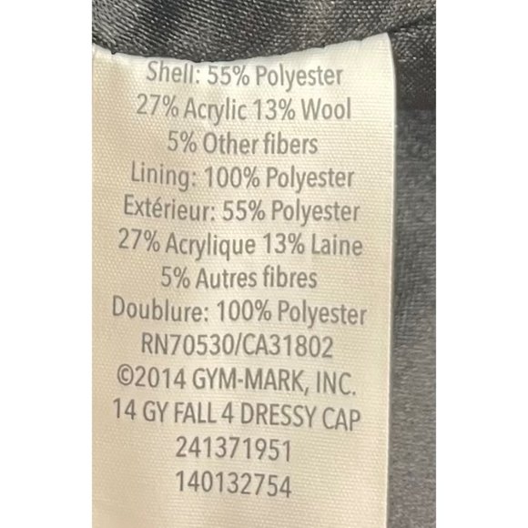 Gymboree Girl's Size 2 Toddler Black Tweed & Silver Sparkly Wool Blend Coat - Picture 4 of 5